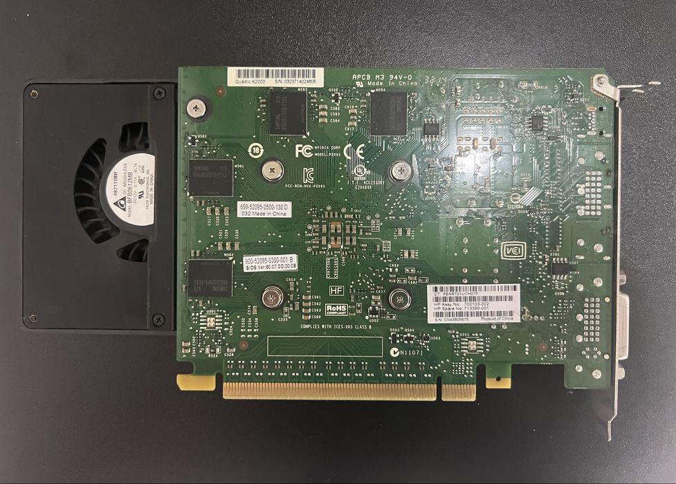Видеокарты Nvidia Quadro K2000, K620 2Gb GDDR5