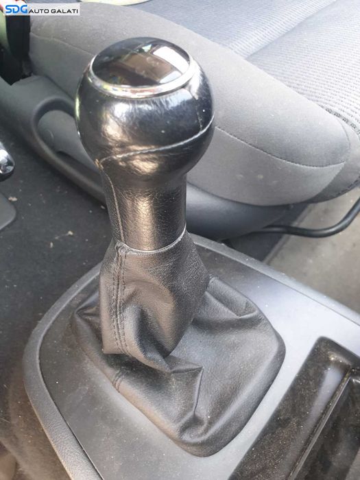 Nuca cu Manson Piele Maneta Schimbator Viteze 6 Trepte Volkswagen Sharan 2001 - 2010 [C0423]