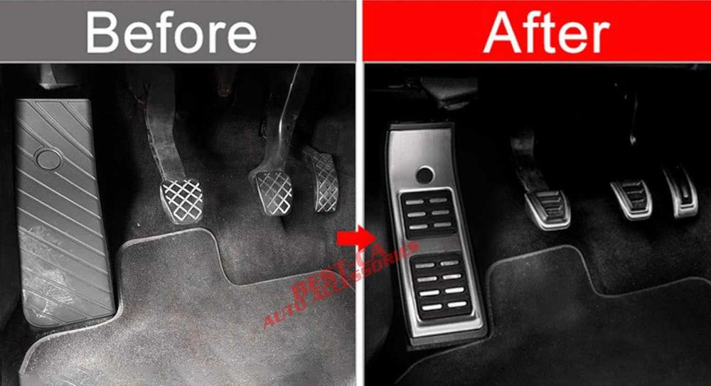 Set ornamente INOX sport pedale manuala pentru Audi A4, A5 (B9)