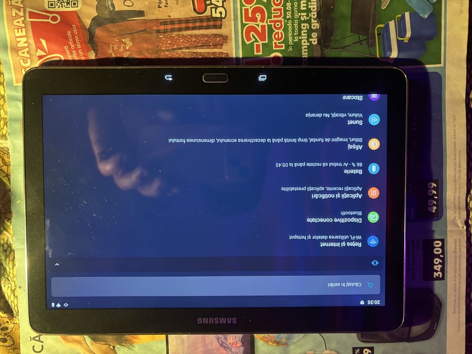 samsung tab pro  defecta pentru piese