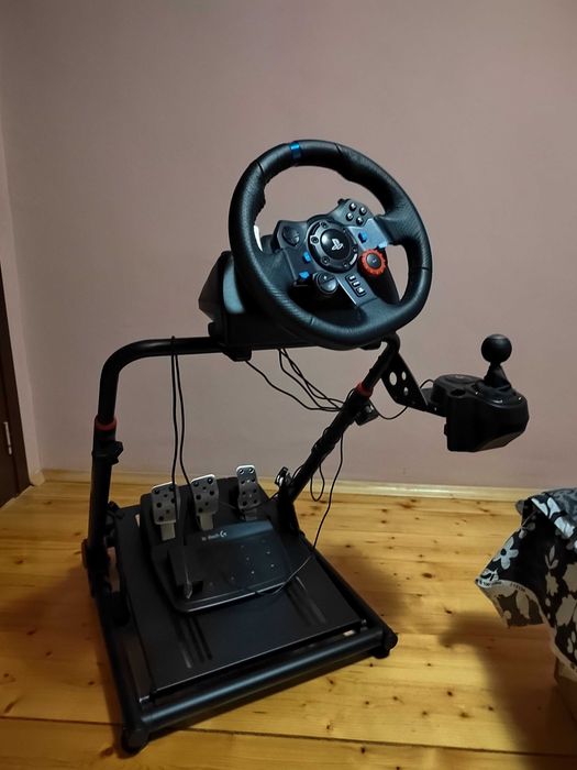 Logitech g29 + shifter 6 предавки + Стойка Huzaro