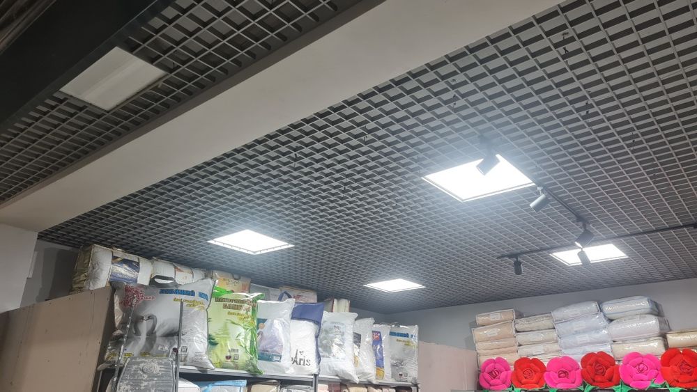 Грильято потолок подвесной