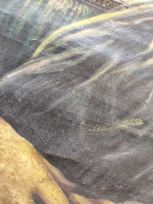 Стара картина на Мона Лиза/маслени бои