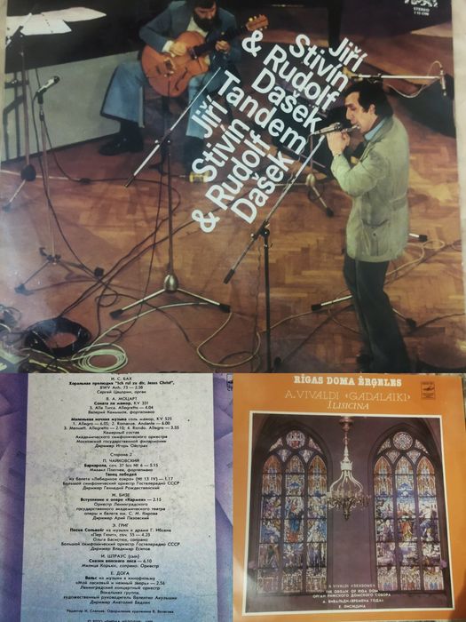 Виниловые пластинки.