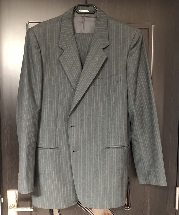 Costum barbati marime XXL marime 54 costum sacou pantaloni costum gri