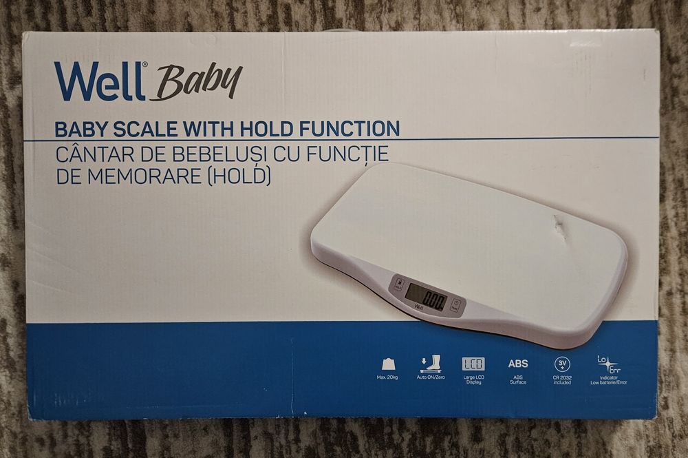Cantar digital pentru bebelusi, Well - NOU