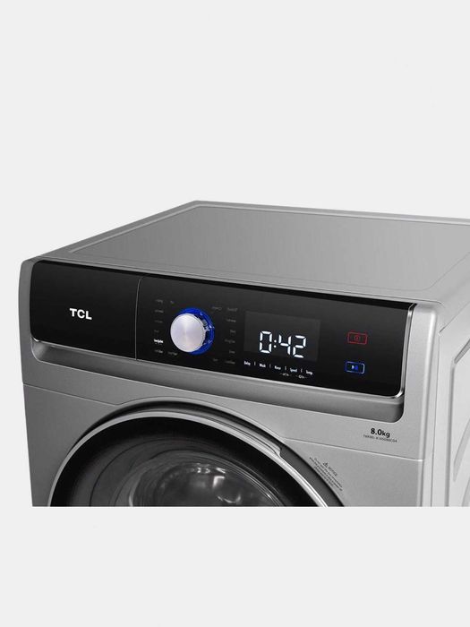 Стиральная машина TCL P808FL Турбо Инвертор Смарт++, 8 кг, 2 цвета