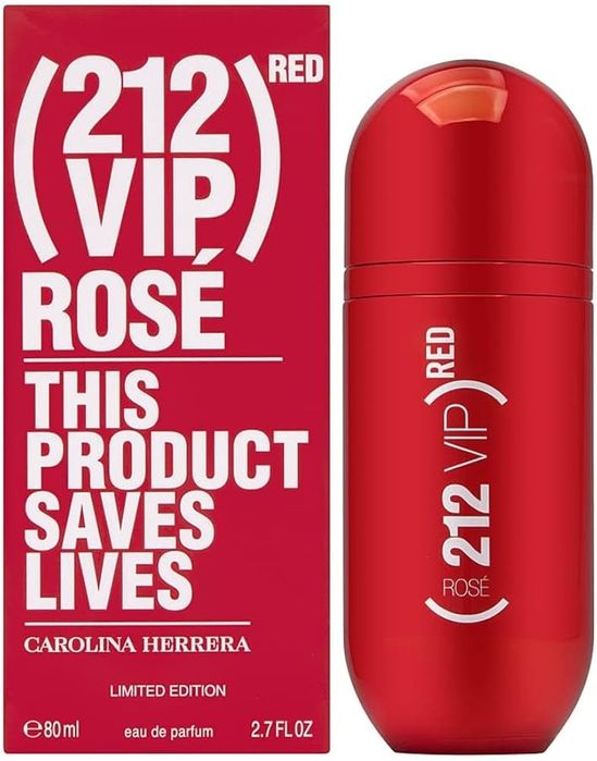 Apa de Parfum Carolina Herrera, 212 VIP Rose Red, Femei, 80 ml