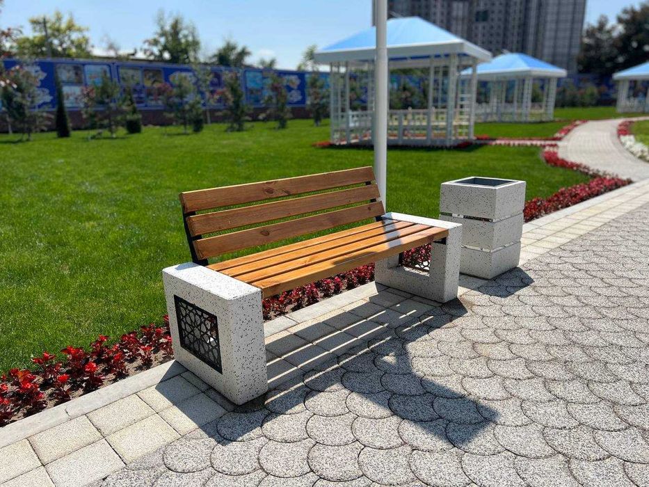 Бетон парк урна skameka skameyka urnalar скамейка скамейки урна вазон