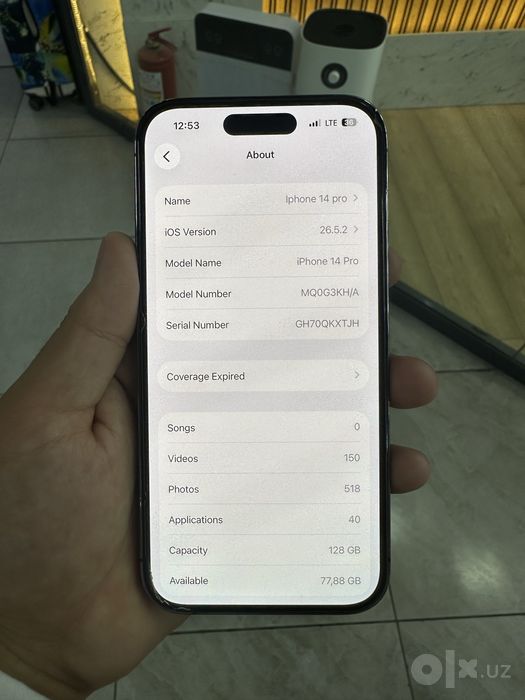 iPhone 14 Pro | Ideal holat | Face ID | True Tone