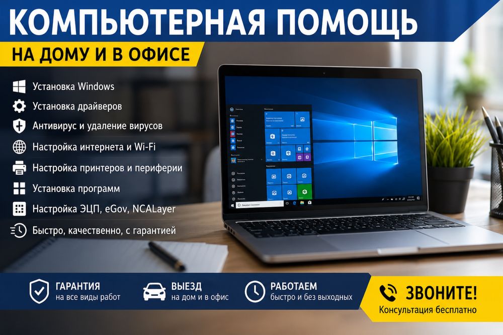 Компьютерный мастер | Установка WINDOWS | Сборка/Настройка компьютера