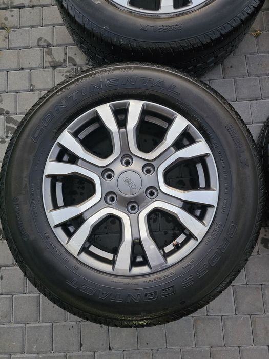 Set de 4 roti, jante ford ranger,  amarok, originale, r18, 6x139