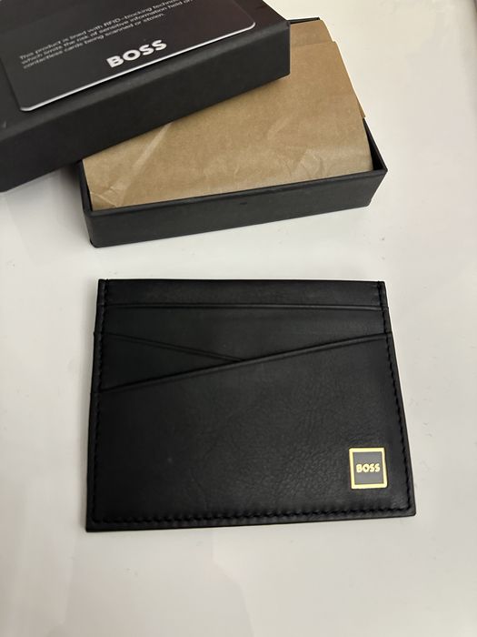 Кожаный картхолдер Boss оригинал