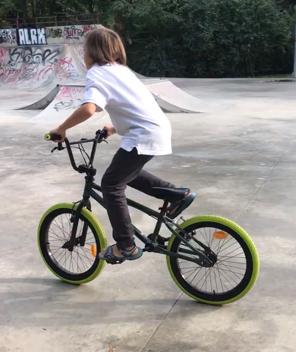 Bicicletă BMX copii + antifurt, revizie făcută