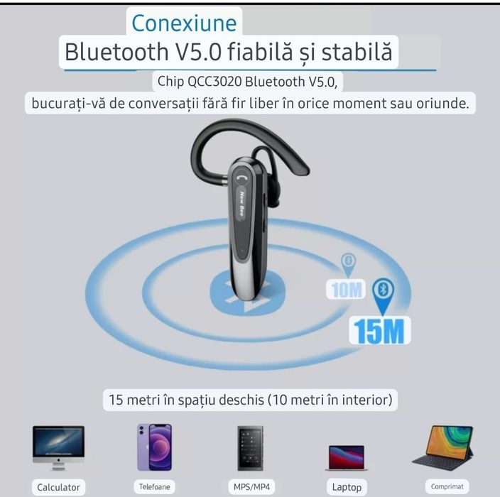 Casca Bluetooth New Bee LC-B45