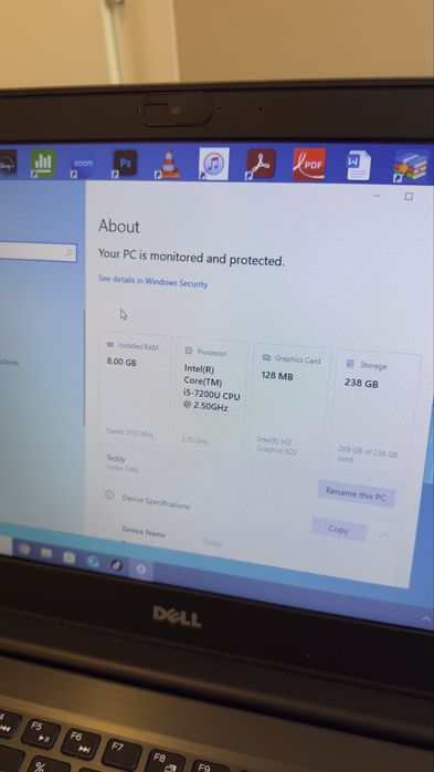 Vand Laptop 14” Dell Vostro 5468 i5-7200 2.50ghz 8gb Ram 256gb Slim