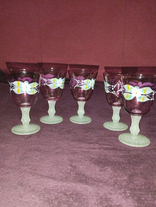 Set pahare pictate manual