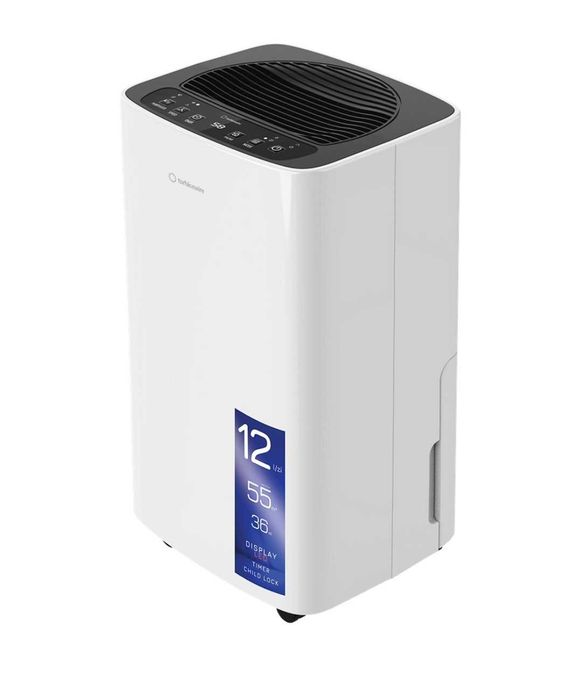 Dezumidificator aer Dezumidificator aer Turbionaire SENSO 12 SG, 12 l/zi, 185W, 36dB, 120 m/h, Timer, alb