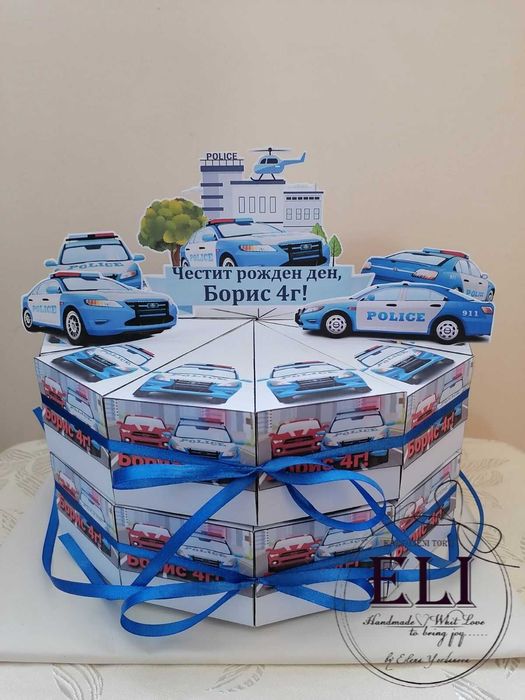 Картонена торта с цялостен печат