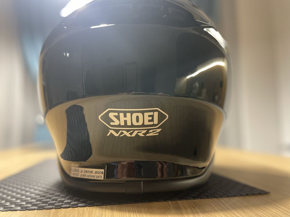 Спешно!!! Мото каска Shoei NXR 2 - черен гланц - М размер