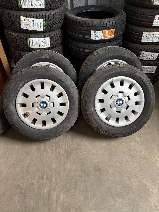 Комплект Летни гуми KUMHO 205/60 15 с джанти и тасове за BMW e36/e46 15 цола