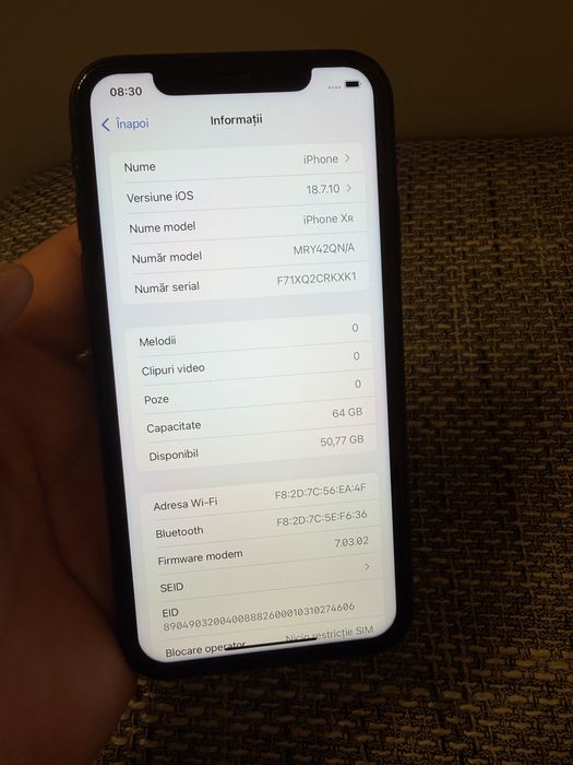 iPhone XR Black 64GB | Baterie 93% | baterie