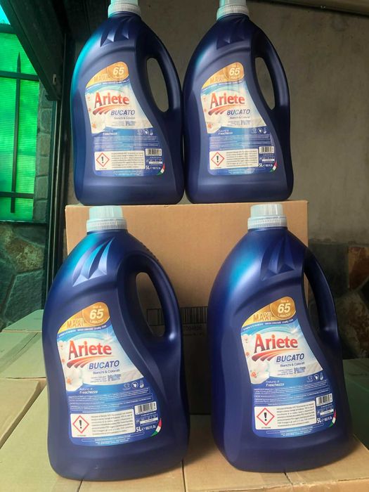 Течен перилен препарат за бяло и цветно пране Schiuma Di Marsiglia / Ariete на едро и дребно