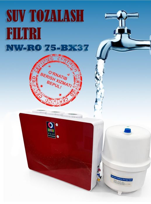 Suv filtirlari 5-bosgichlik arzon narlarida bolib tolash va naxt