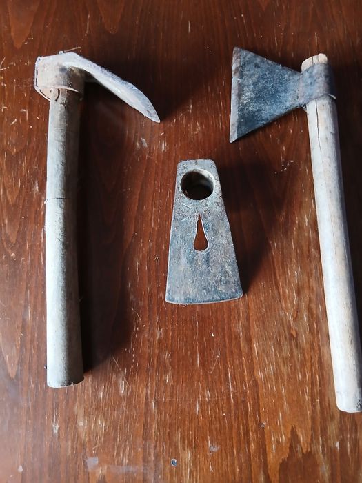 Секира и тесли употребявани