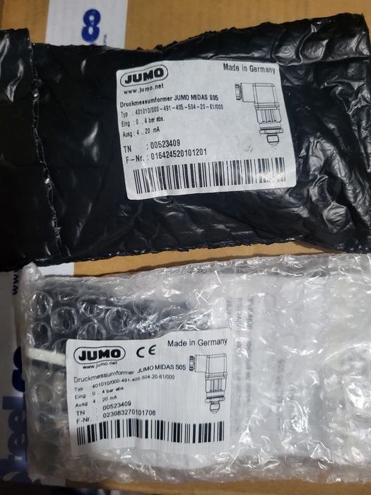 Trasmitatoare de presiune Danfoss si Jumo noi