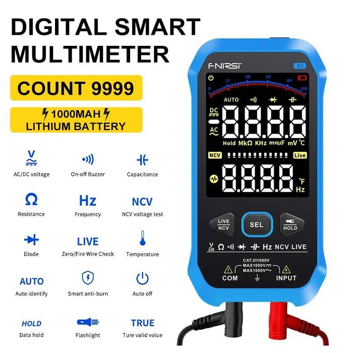 Мултицет с автоматична настройка за напрежение, 20204498