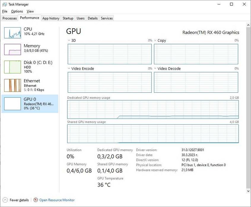 Геймърски компютър i5 rx460