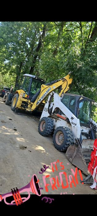 Închiriez Excavator - buldoexcavator - bobcat- camion 8x4