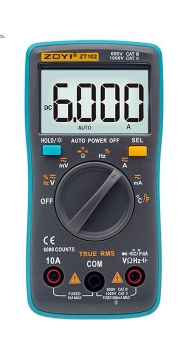 Професионален мултицет ZT102 (уред мултиметър)