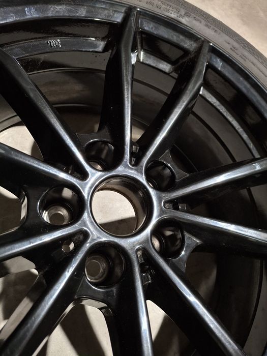 4 Jante negre lucios de BMW,Mercedes. Audi  etc 225 45 r18 Continent