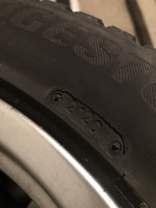 Ocazie, Jante originale BMW 17 inch, anv. iarna Bridgestone , dot  21