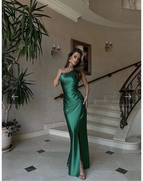 Бална рокля Глория в зелено XS