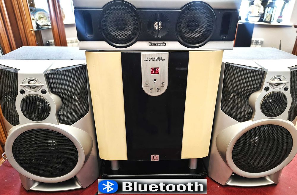 Музыкальный центр  Bluetooth АУКС Сабвуфер Колонки