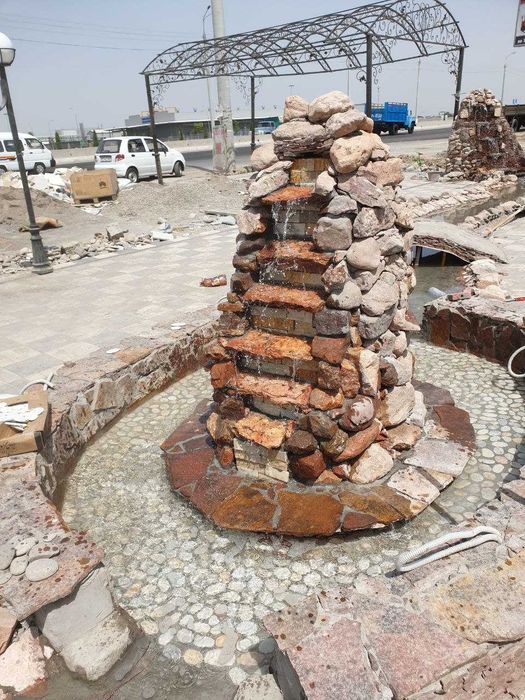 Шаршара.пруд для рыбок и не только. Водопад.с пультом управления