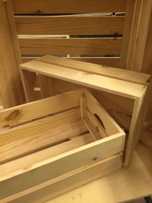 Дървена касетка, щайга