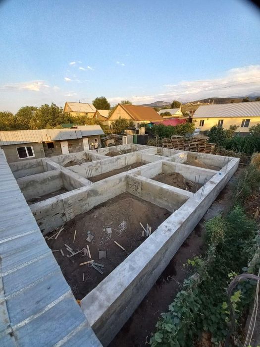 Заливка фундамент