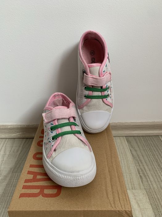 Tenesi pentru fetite Big Star Roz cu Gri marimea 30