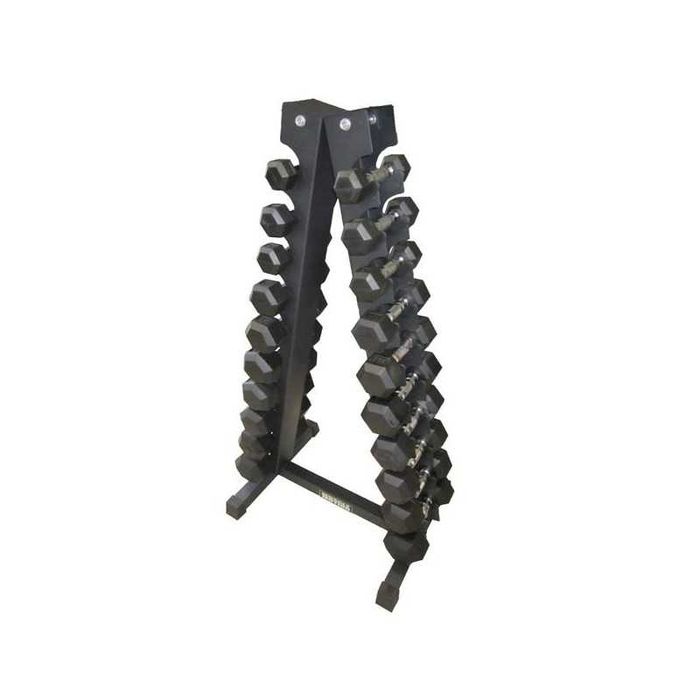 Сет Стойка за Гири + Дъмбели HEX Pro 10 чифта, Комплект Гири и Стелаж