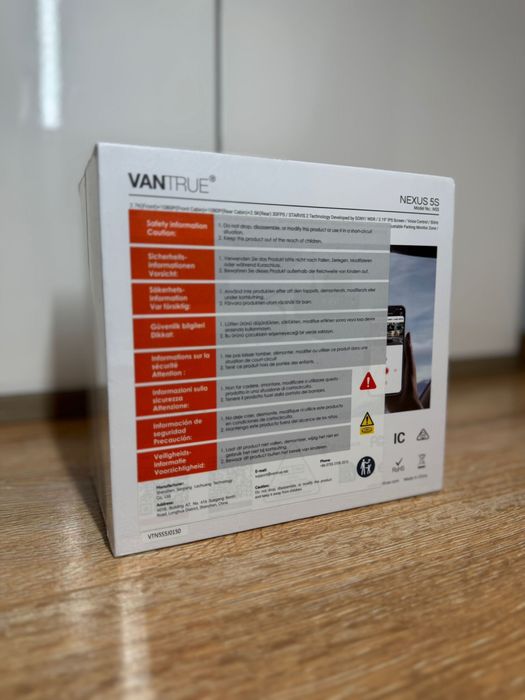 Camera auto Vantrue N5S cu 4 canale, 360°, HDR+WDR , Night Vision