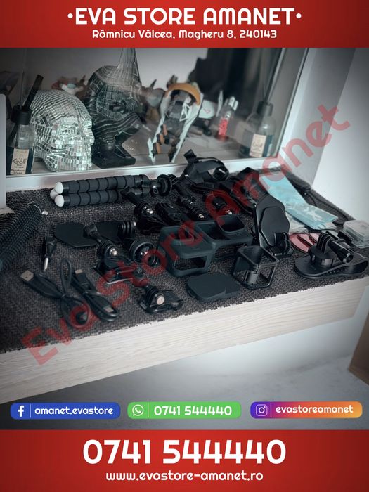 Mega Pack GoPro HERO13 Black + 4 Baterii + Încărcător Dublu + HERO11 Mini + HERO5 + Kit Accesorii + microSd SanDisk Extreme Pro 2 x 256GB / 1 x 128GB