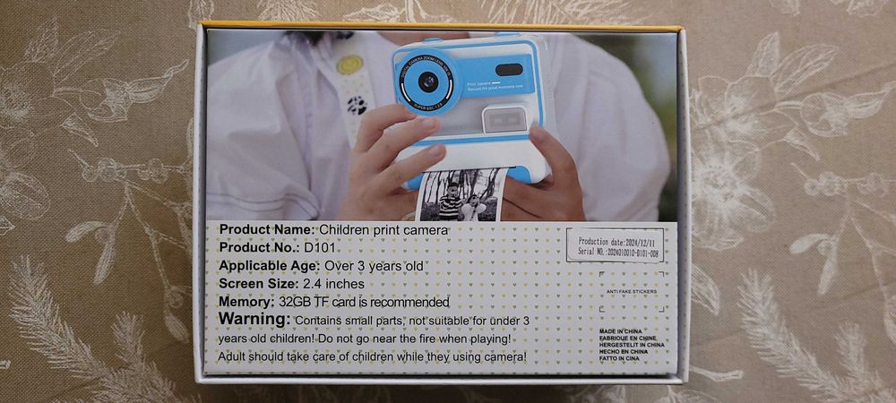 Children Print Camera