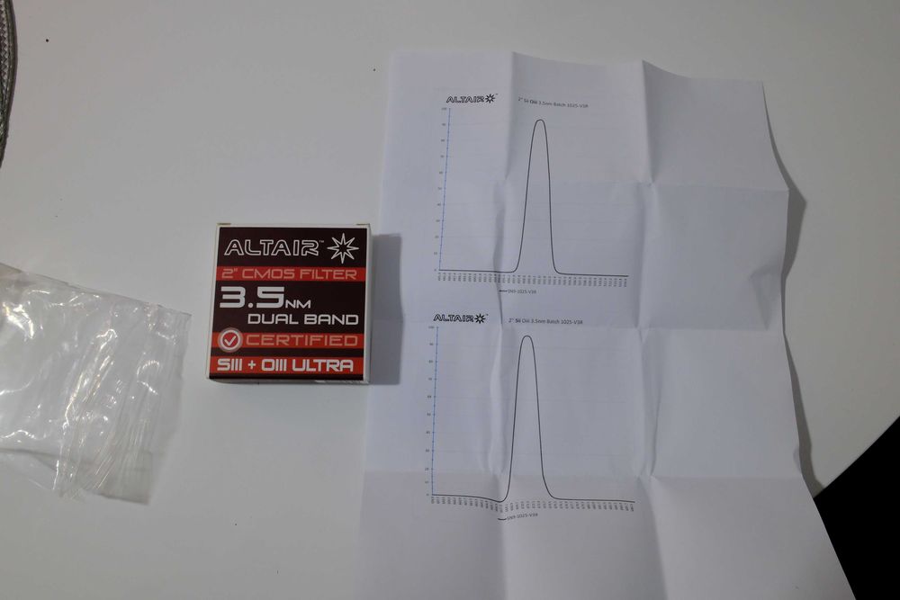 Филтър за Астро Камера - Altair Astro Sii/Oiii 3.5nm 2inch