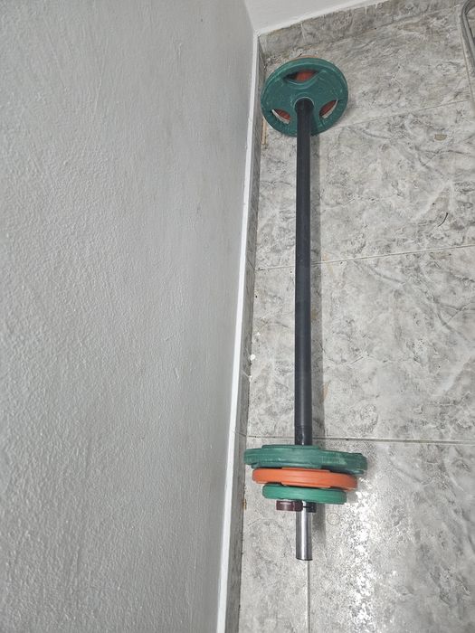 Set bara si greutati body pump