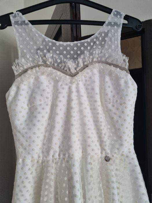 Нежна бяла рокля Lucy