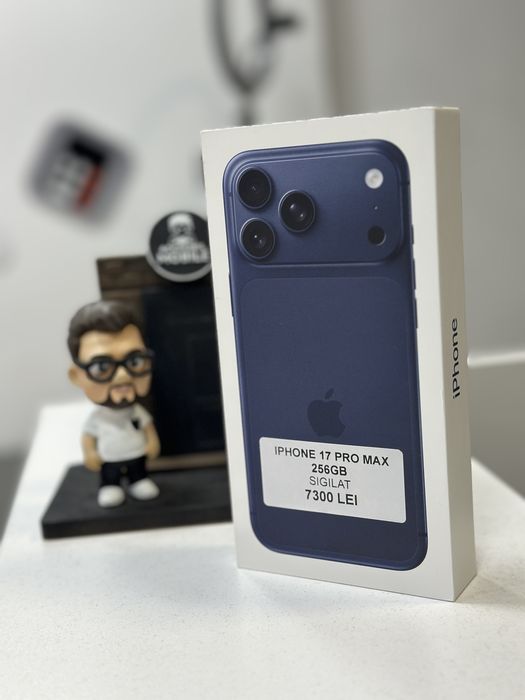  iPhone 17 PRO MAX 256GB SIGILAT Factura+Garantie MAGAZIN..!